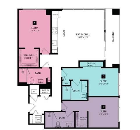 230 NE 4th St Studio-3 Beds Apartment for Rent - Photo Gallery 9